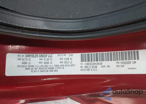 2010 Chrysler Sebring Touring из США, поврежденный, VIN 1C3BC5ED2AN109190